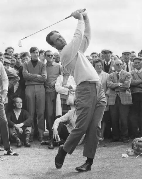 Tony Lema At The Old Course At St Andrews 1964 Old Photo