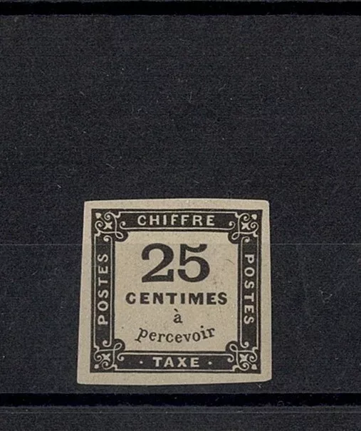 FRANCE STAMP TIMBRE TAXE YVERT N° 5 " CHIFFRE TAXE 25c NOIR  " NEUF xx TTB X187