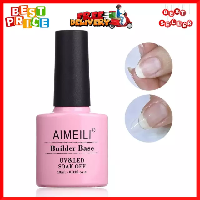 AIMEILI Builder Base Gel Quick Extension Nail Enhancement Reinforce Lacquer Soak
