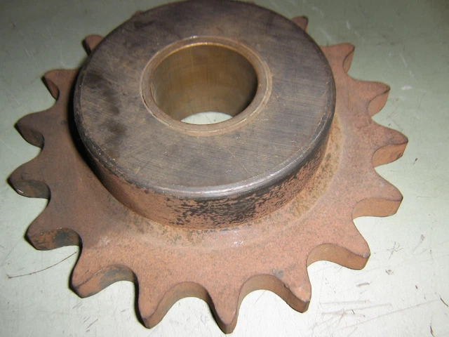 Sprocket 80 Roller chain 18 teeth 1-1/2" plain bore 80BS18