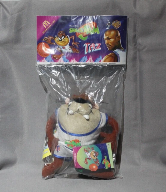 SPACE JAM LOONEY Tunes TAZ Tasmanian Devil Stuffed Animal Plush