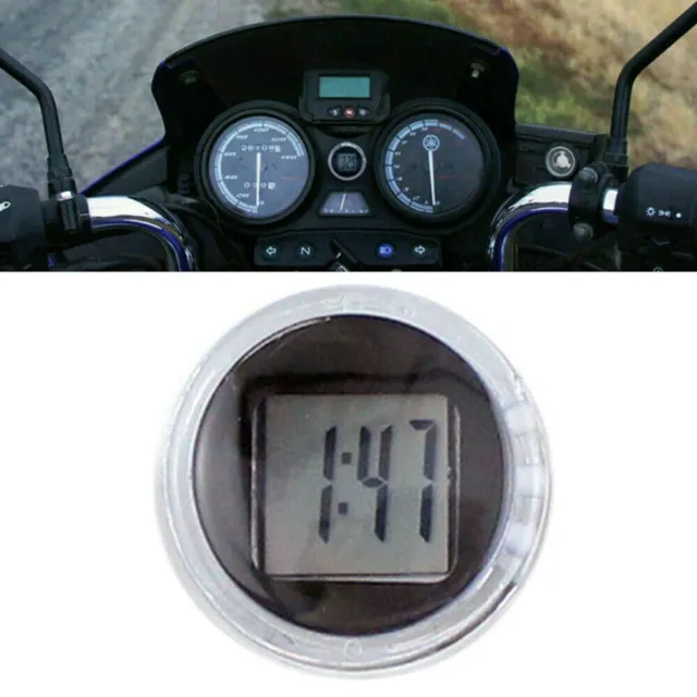 1 pièce universelle étanche numérique/horloge stick-on pour moto moto mo