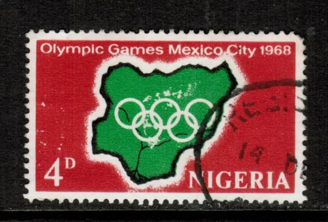 Nigeria 1968 SG213 4d Olympic Games Mexico Used