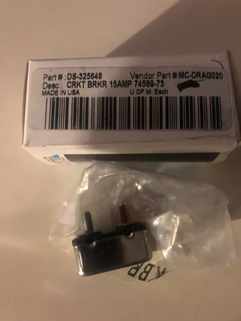 Drag Specialties DS-325648 Circuit Breaker - Two-Stud Style - 15A Harley