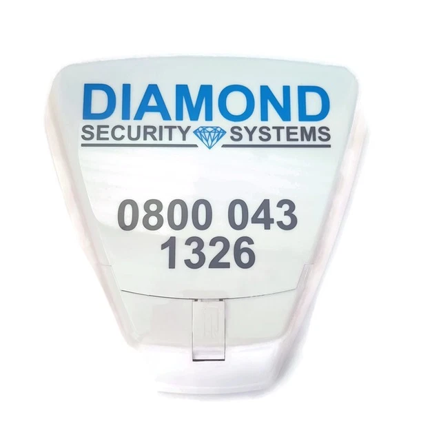 Pyronix Deltabell Blanco Falso Caja de Alarma Doble Intermitente LED GARANTÍA DE POR VIDA