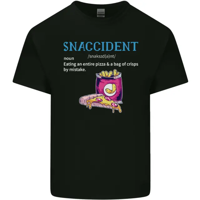 Snaccident Funny Food Pizza Diet Gym Fat Kids T-Shirt Childrens