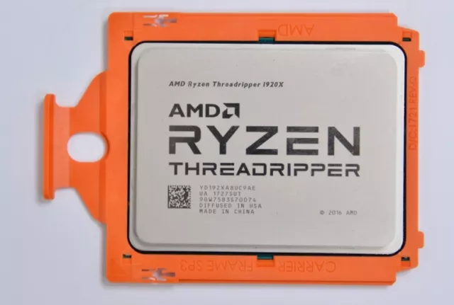 AMD Ryzen Threadripper 1920X Prozessoren 3.5GHz CPU 12 Cores 24 Threads 180W