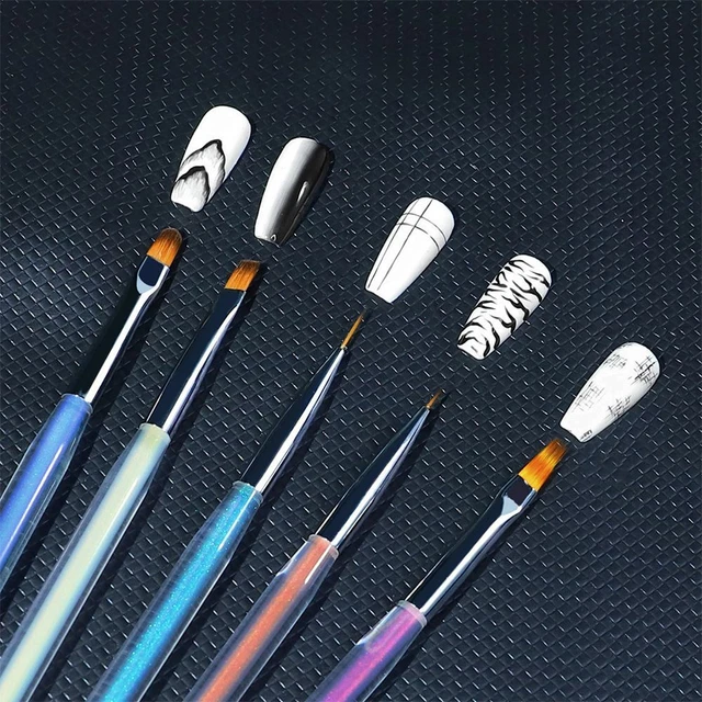 Peinture Dessin Halo Conception d'Aurora en cristal Teinture Stylo à ongles 4