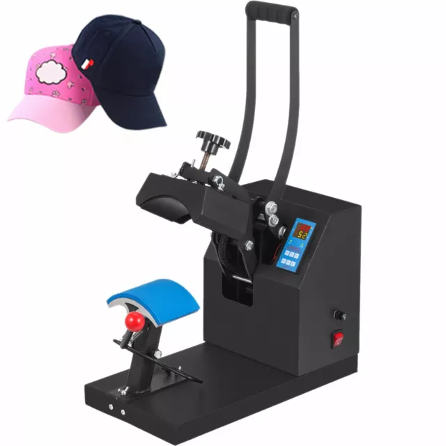 Presse à Chaud Casquette Chapeau Transfert Imprimé Impression Heat Press Machine