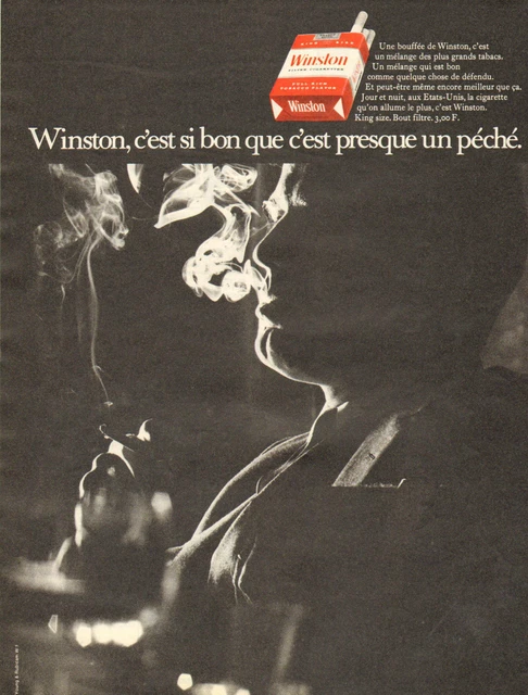 1988 Winston Cigarettes Ad On EBid Ireland | 159392269 Australia