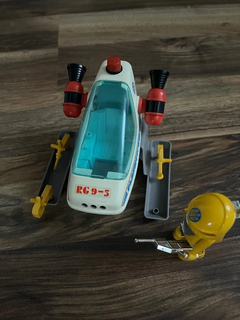 Playmobil 3509 Raumgleiter  Klicky Raumschiff  Astronaut Space Weltall - TOP-RAR