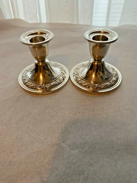 Alvin sterling sales candle holders
