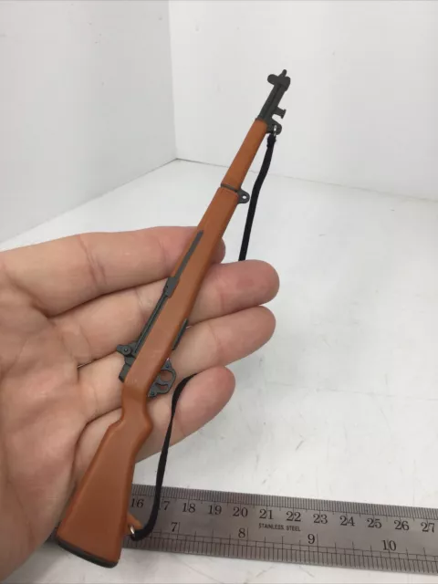 1/6 Hasbro Gi Joe Ww2 Us M1 Garand Rifle + Bayonet & Sling Plastic Us Army Usmc