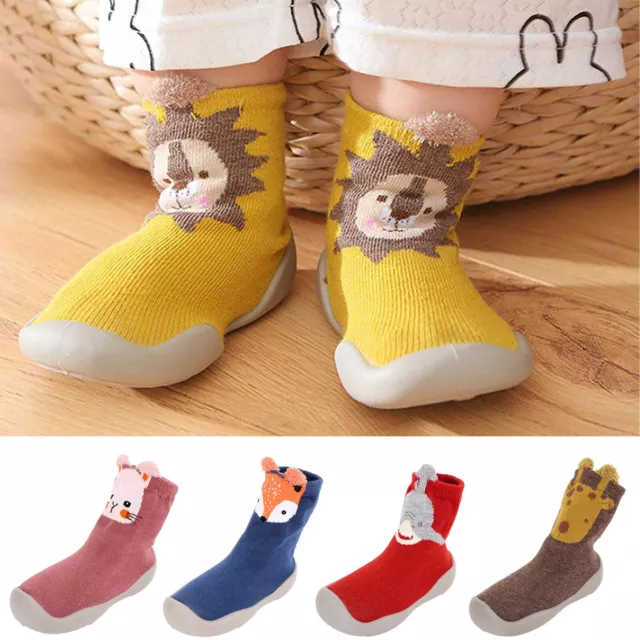 Pantofole antiscivolo bambini bambina ragazzi bambini calze scarpe di cotone inverno caldo