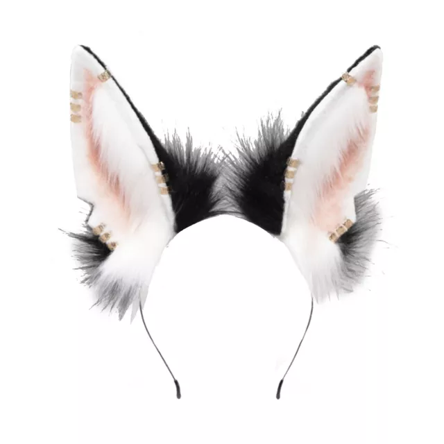 Unisex Wolf Ears Headband Gifts Ears Headwear Cute Role-Playing Halloween Furry 2