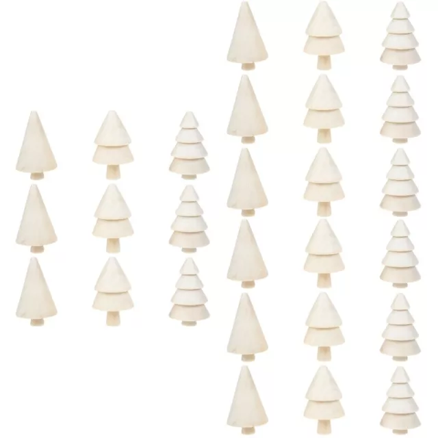 27 pz giocattoli per bambini giardino legno albero di Natale decorazioni