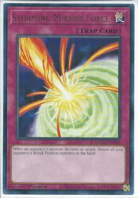 Yugioh - Storming Mirror Force - 1st Edition Card