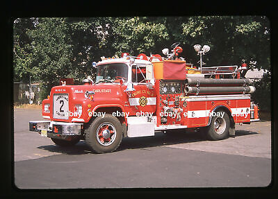 Carlstadt NJ 1971 Mack R pumper Fire Apparatus Slide