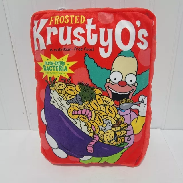 THE SIMPSONS FROSTED Krusty O's Krusty the Clown Novelty Pillow