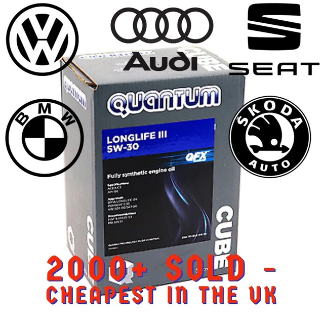 QUANTUM LONGLIFE 3 5w30 Fully Synthetic Oil VW 504/507 5 Litres inc postage £38.95 PicClick UK QUANTUM LONGLIFE 3 5w30 Fully Synthetic Oil VW 504/507 5 Litres inc postage £38.95 PicClick UK