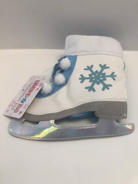 Limited Too Crossbody Bag Ice Skate Girls *new* Small Coin Accessories Purse A1