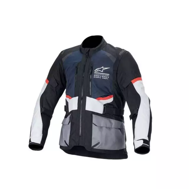 Alpinestars Andes Air Drystar Jacket Deep Blue Black Ice Gray -  Livraison gr...