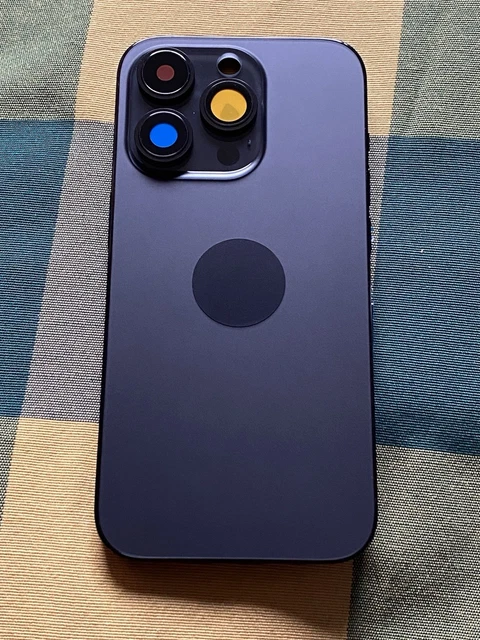 Chassis nu avec vitre arrière Noir iPhone 13 Pro - Kit Outils Offert