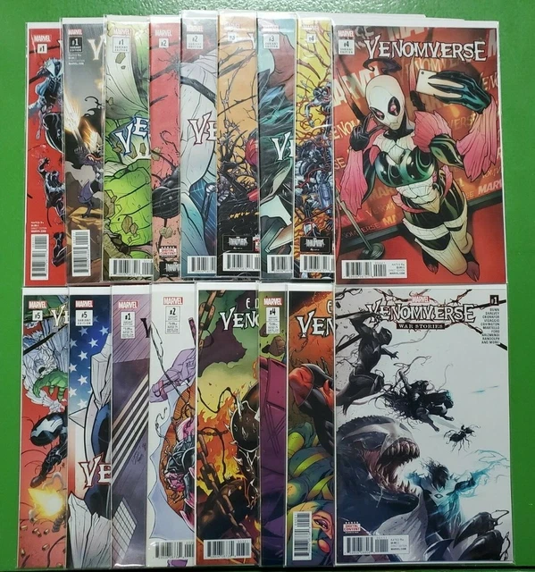Venomverse & Edge of #1-5 War Stories + Variants 17 Comic  Lot Set Marvel VF/NM