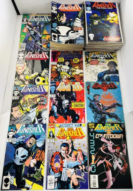Lot Of 101 Punisher Vol 1 #1-104 Complete Set (-8)  + Annuals  Marvel 1987