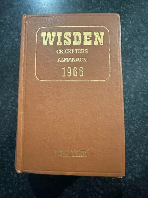 Wisden Cricketers' Almanack - 1966 (103 Edition) - Hardback