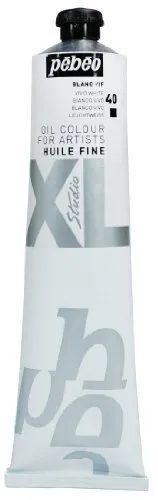Pébéo - Huile Fine XL 200 ML - Peinture à lHuile Blanche - Blanc Vif Huile  Pe