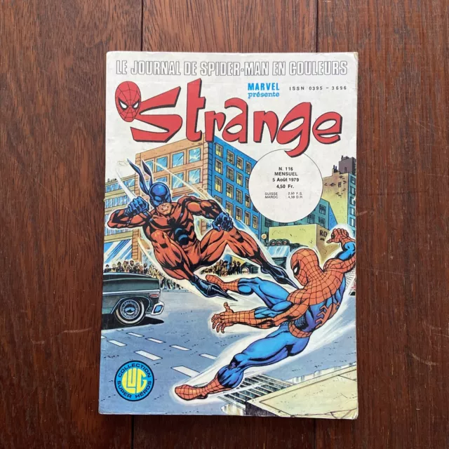 STRANGE MARVEL N•116 Août 1979 LUG Spiderman Collection Mensuel BD Comic