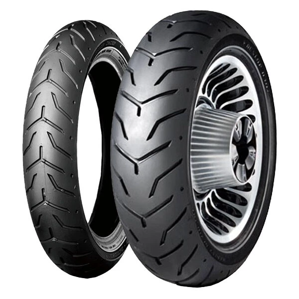 Set De Pneus Dunlop 130/60-19 61H D408 H.d. + 180/65-16 81H D407 Nw H.d.