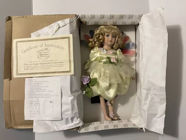 Heritage Signature Collection Porcelain Doll Springtime FAY Fiber optic 2