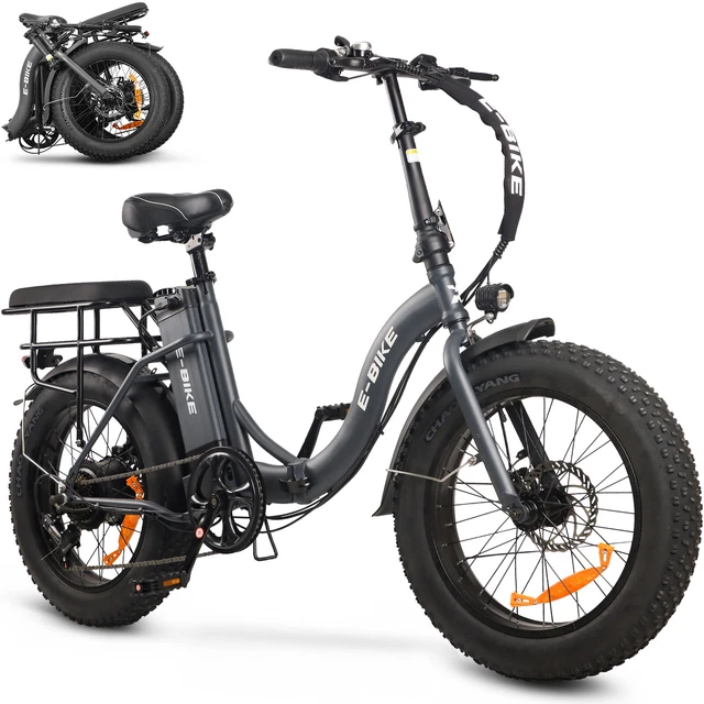 Folding Electric Bike 20" 500W 10Ah Beach Mountain Bicycle City E-Bike New
