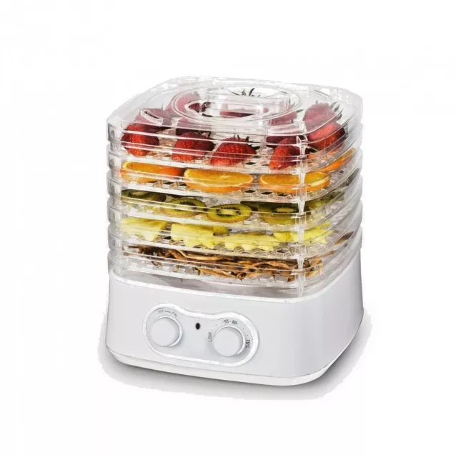 GRADE B - 5 Tray Mini Electric Food Dehydrator Fruit Dryer Veg Preserver Machine