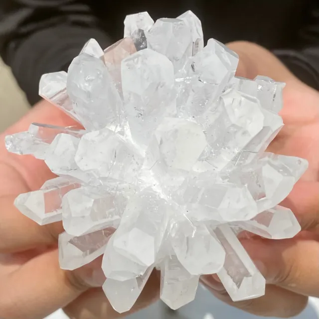 280G New Find white Phantom Quartz Crystal Cluster Mineral Specimen Healing