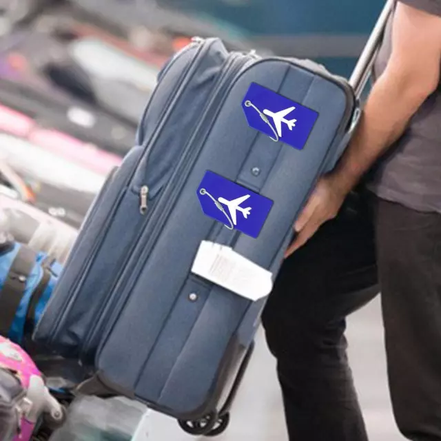 Étiquettes de bagage pour valises, avec carte d'identité, étiquette de