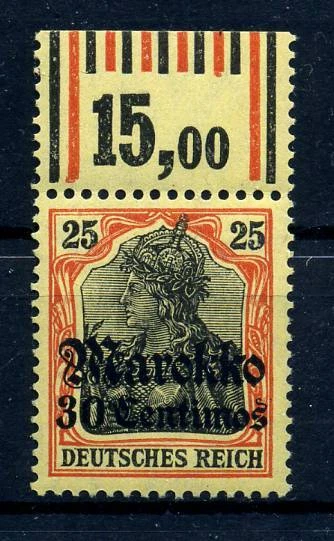 DP MAROKKO 1911 Nr 50 postfrisch (220689)