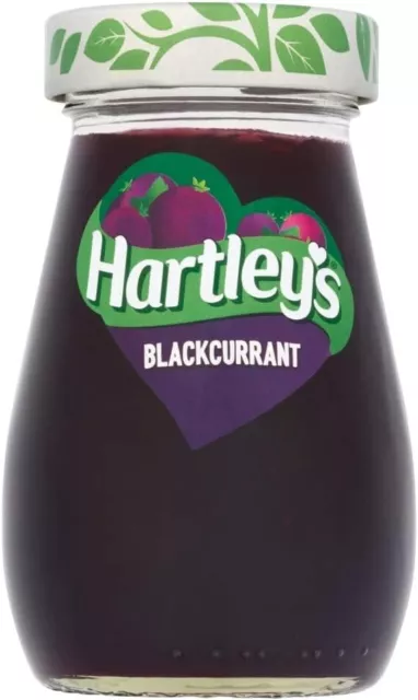 2x Hartleys Blackcurrant Jam Jar 340 g