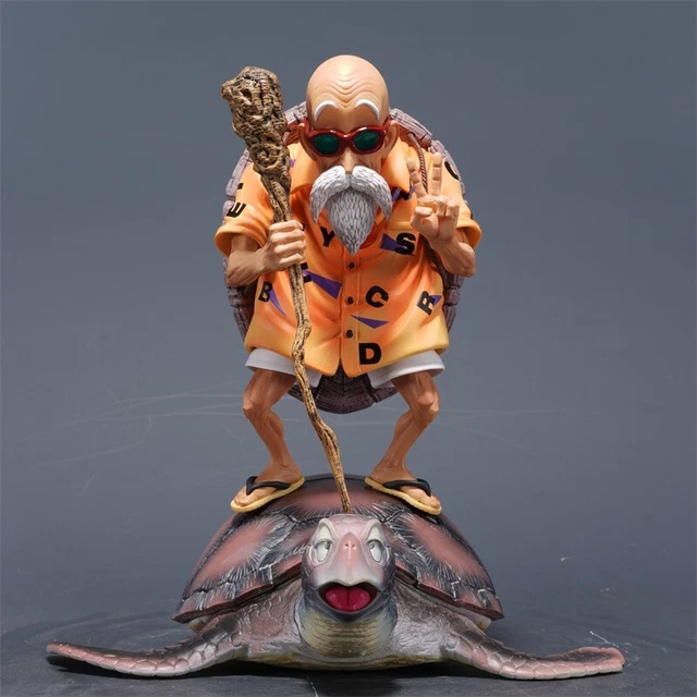 Figurine MAITRE ROSHI MUSCLE 24 cm LUXE TORTUE GENIALE Dragon ball 2 VERSIONS