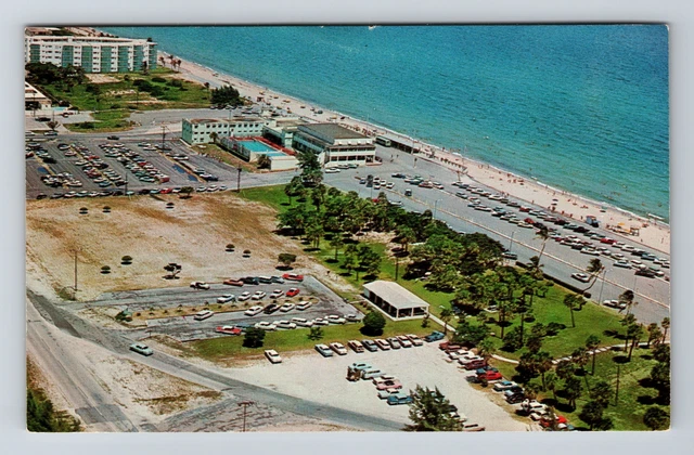 Lake Worth FL -Florida, Aerial View The Lake & Surroundings, Vintage Postcard
