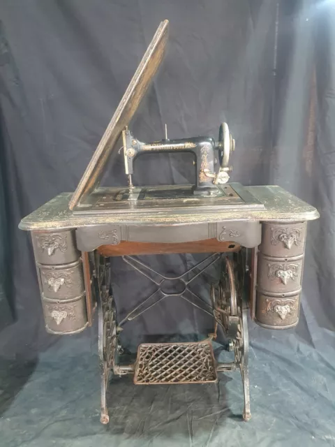 1900's Antique Minnesota "Model A" Treadle Sewing Machine untested