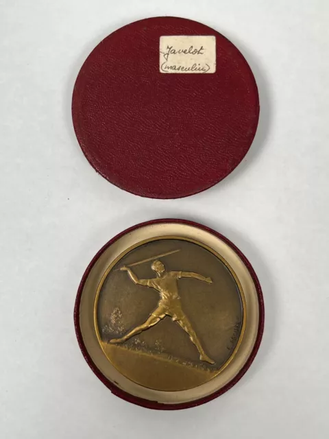FRANCE, MÉDAILLE, ART Déco, Journal Le Matin, Fraisse, SUP, Bronze EUR 72,55 - PicClick FR