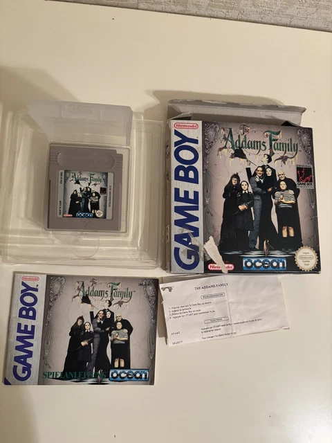 Notice/manuel THE ADDAMS FAMILY Pour Game Boy - État Comme Neuf - Jeu D'action Aventure