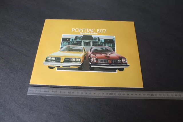 (MN5/E) Brochure PONTIAC 1977 Sunbird / Astre