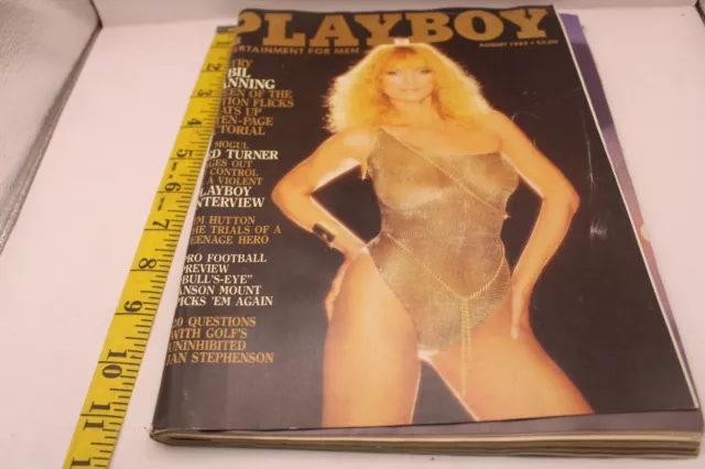 Playboy August Sybil Danning Ted Turner Carina Persson Jan