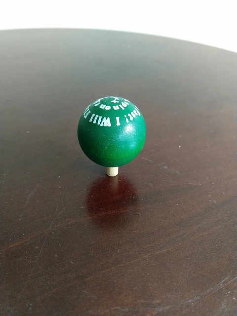 Wood Tippe Top Spin Fast And I Will Flip Over