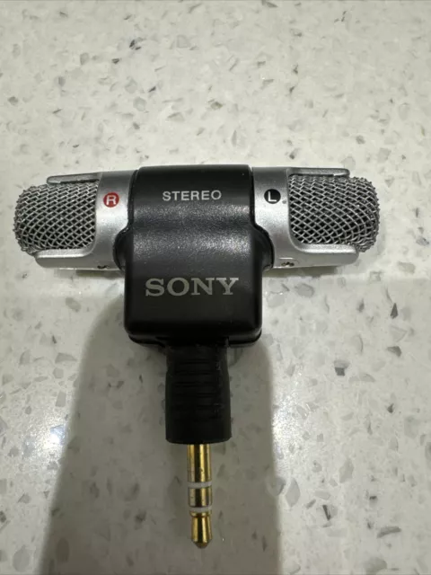 Sony Japan Digital Stereo Microphone 3.5mm MiniDisc MD Recording Mic ECM-DS70P