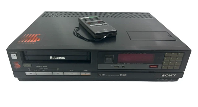 VINTAGE SONY SL-C30UB Betamax Video Recorder £175.00 - PicClick UK